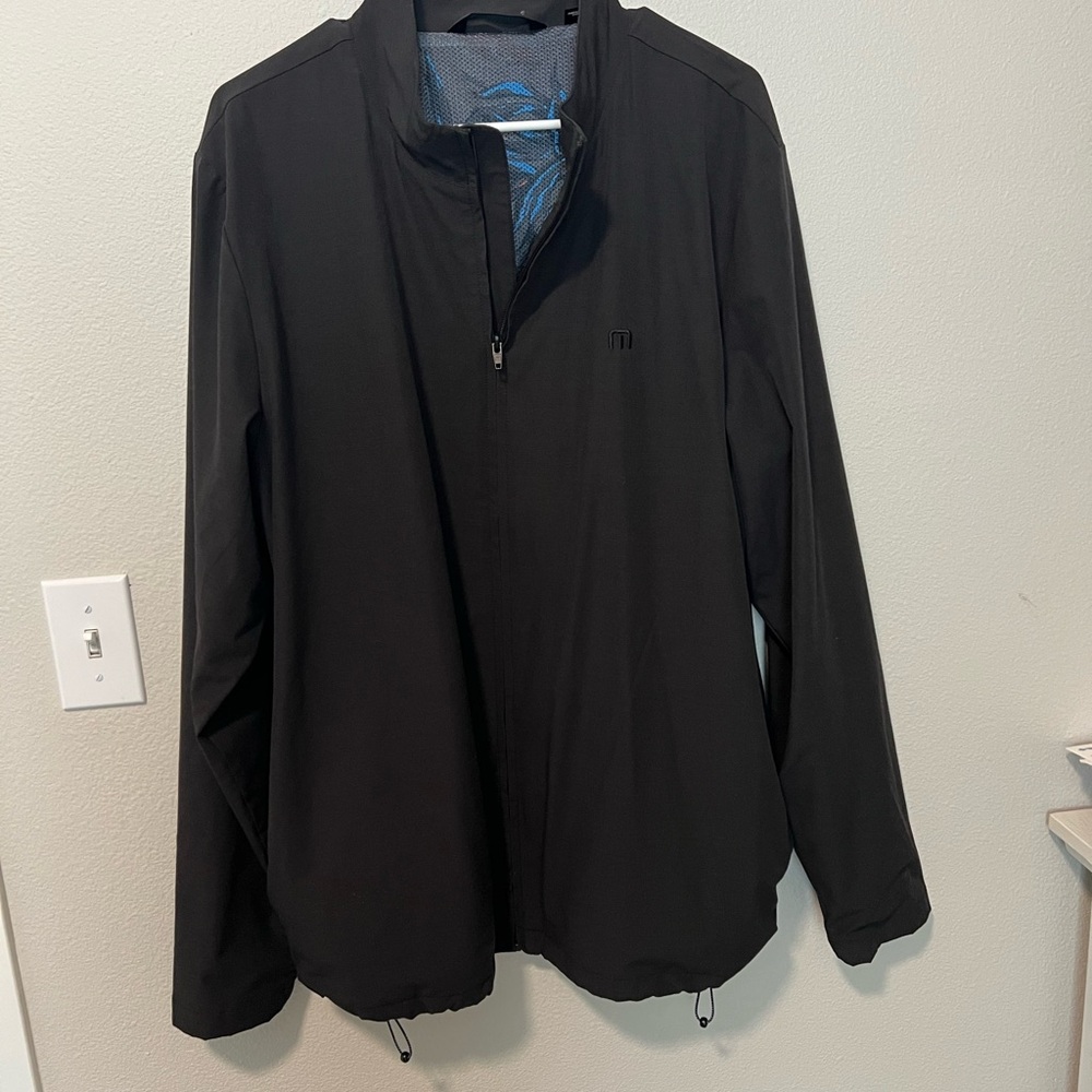 Travis Mathew Black Windbreaker Jacket